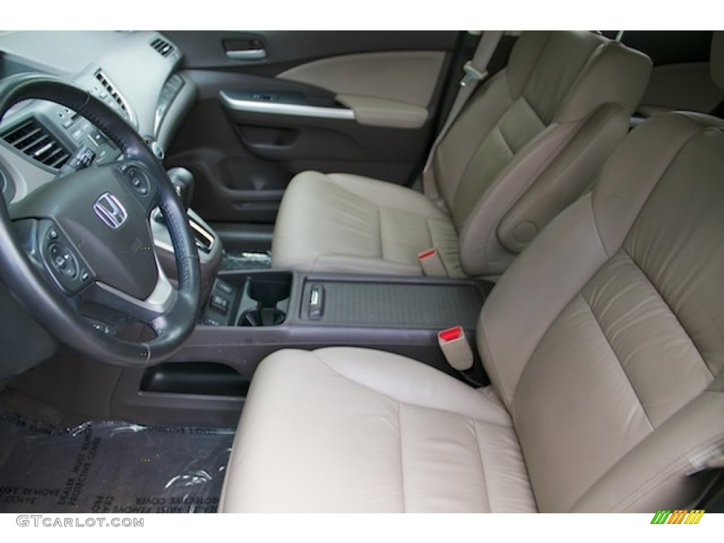 2012 CR-V EX-L - Opal Sage Metallic / Beige photo #3