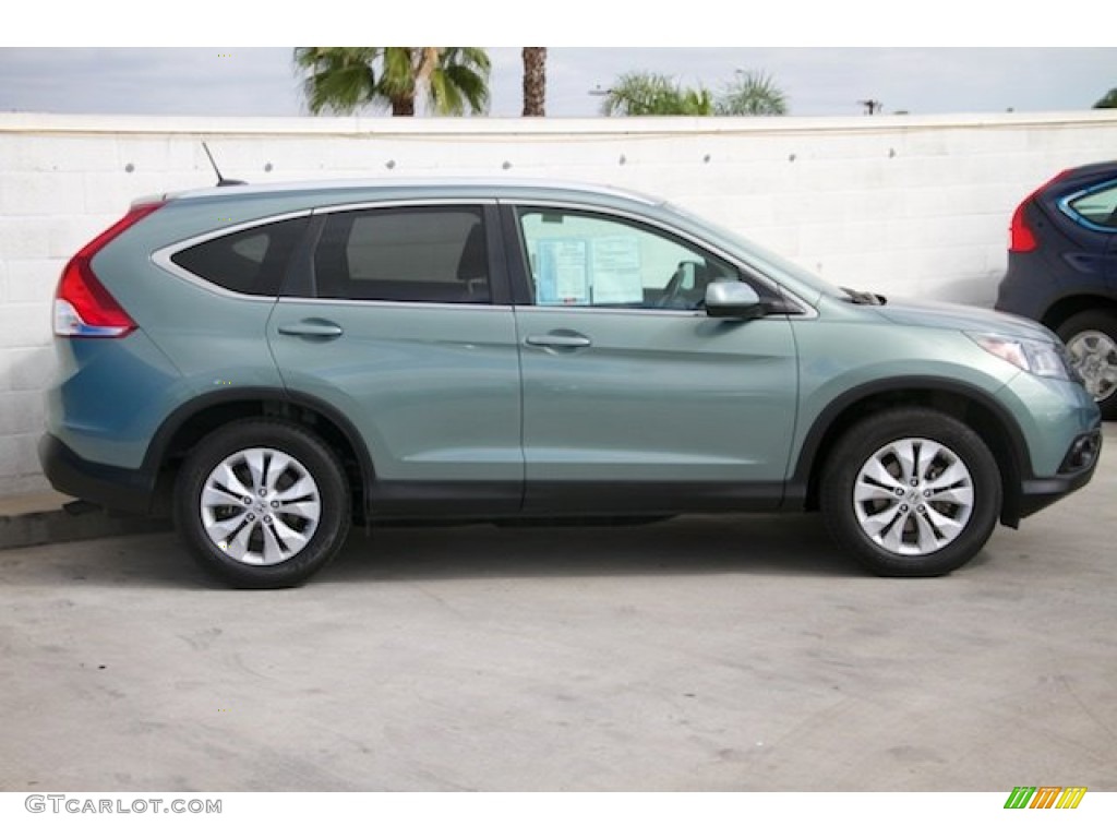 2012 CR-V EX-L - Opal Sage Metallic / Beige photo #8