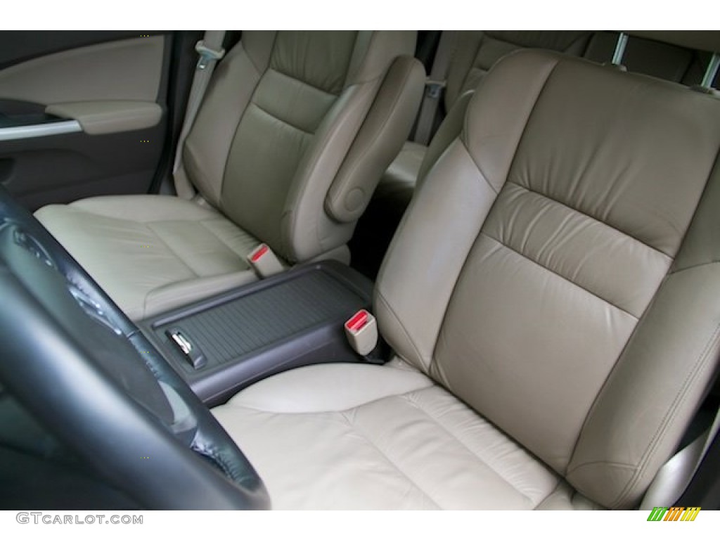 2012 CR-V EX-L - Opal Sage Metallic / Beige photo #12