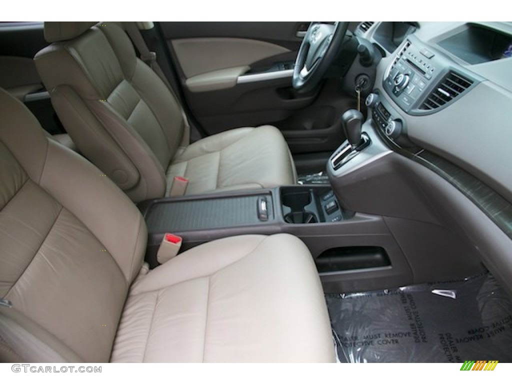 2012 CR-V EX-L - Opal Sage Metallic / Beige photo #18