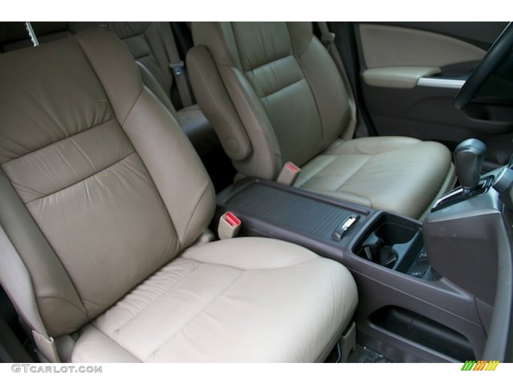 2012 CR-V EX-L - Opal Sage Metallic / Beige photo #19