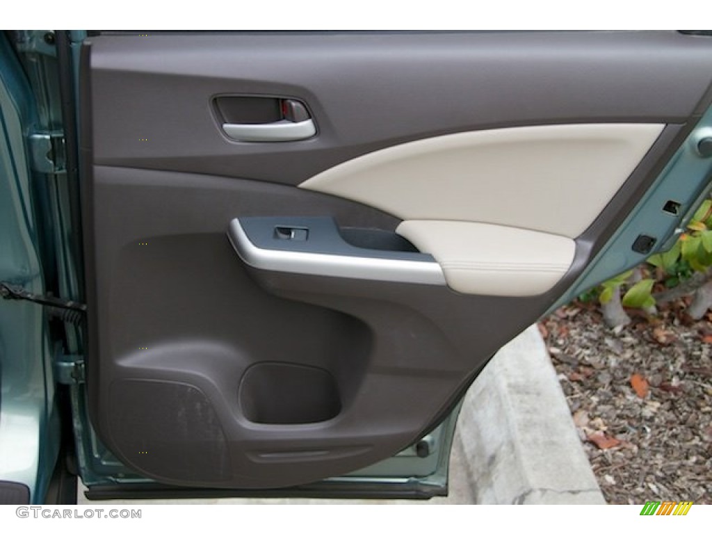 2012 CR-V EX-L - Opal Sage Metallic / Beige photo #25
