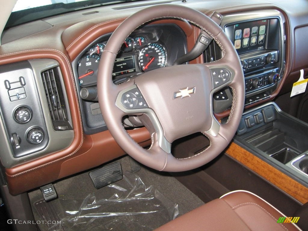 2016 Silverado 1500 High Country Crew Cab 4x4 - Black / High Country Saddle photo #6