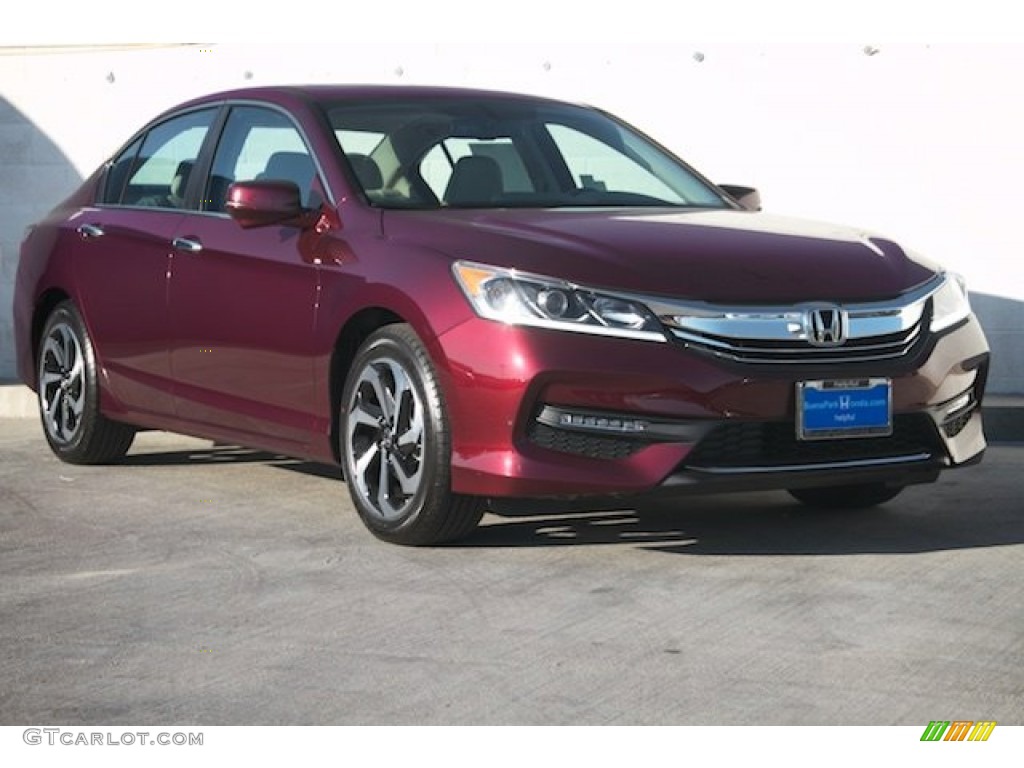 2016 Accord EX-L Sedan - Basque Red Pearl II / Ivory photo #1