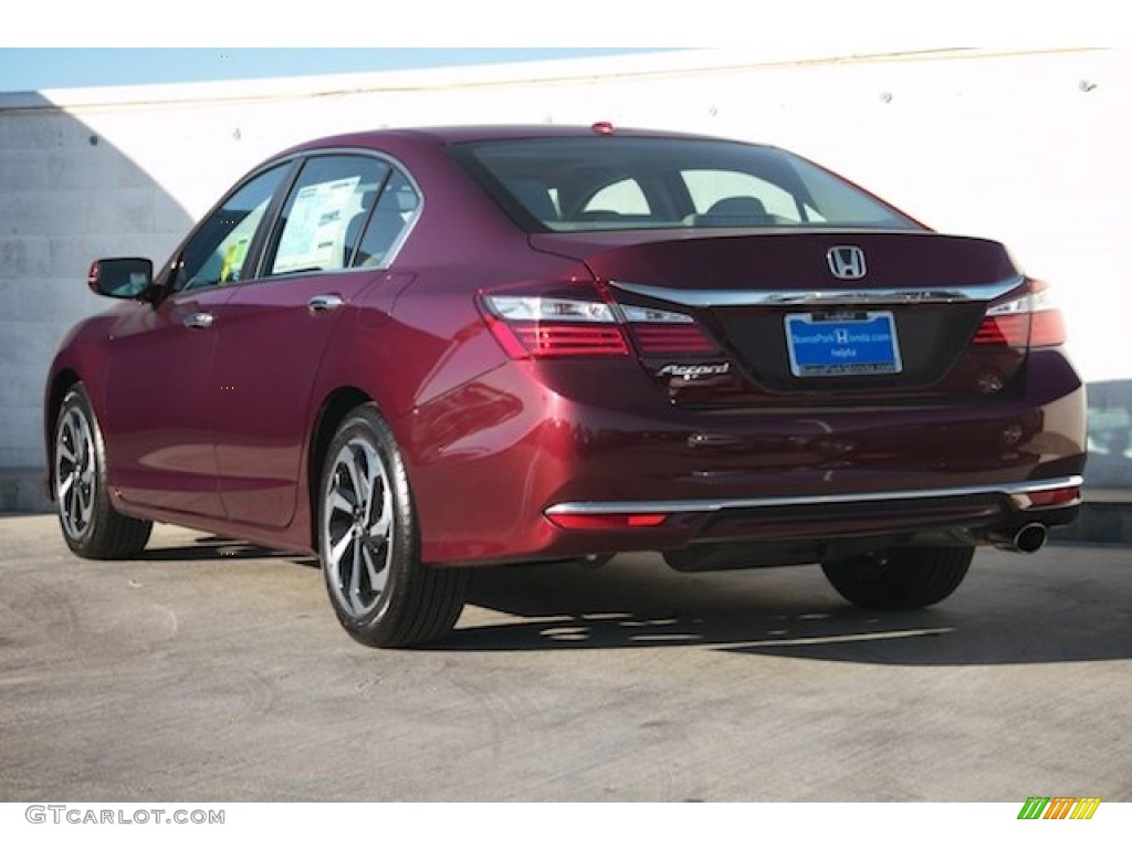 2016 Accord EX-L Sedan - Basque Red Pearl II / Ivory photo #2