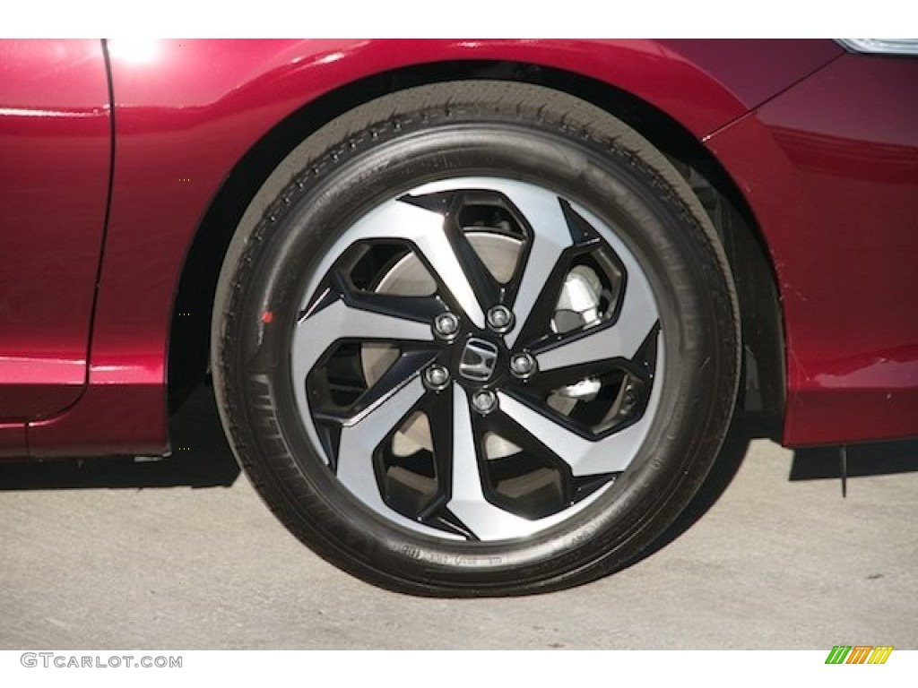 2016 Accord EX-L Sedan - Basque Red Pearl II / Ivory photo #5