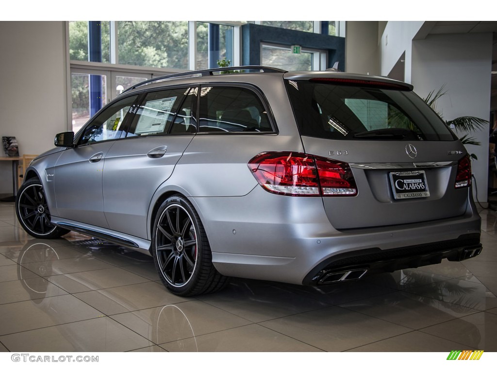 2016 E 63 AMG 4Matic S Wagon - designo Magno Alanite Grey / Black photo #2