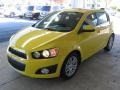 Bright Yellow - Sonic LT Hatchback Photo No. 21
