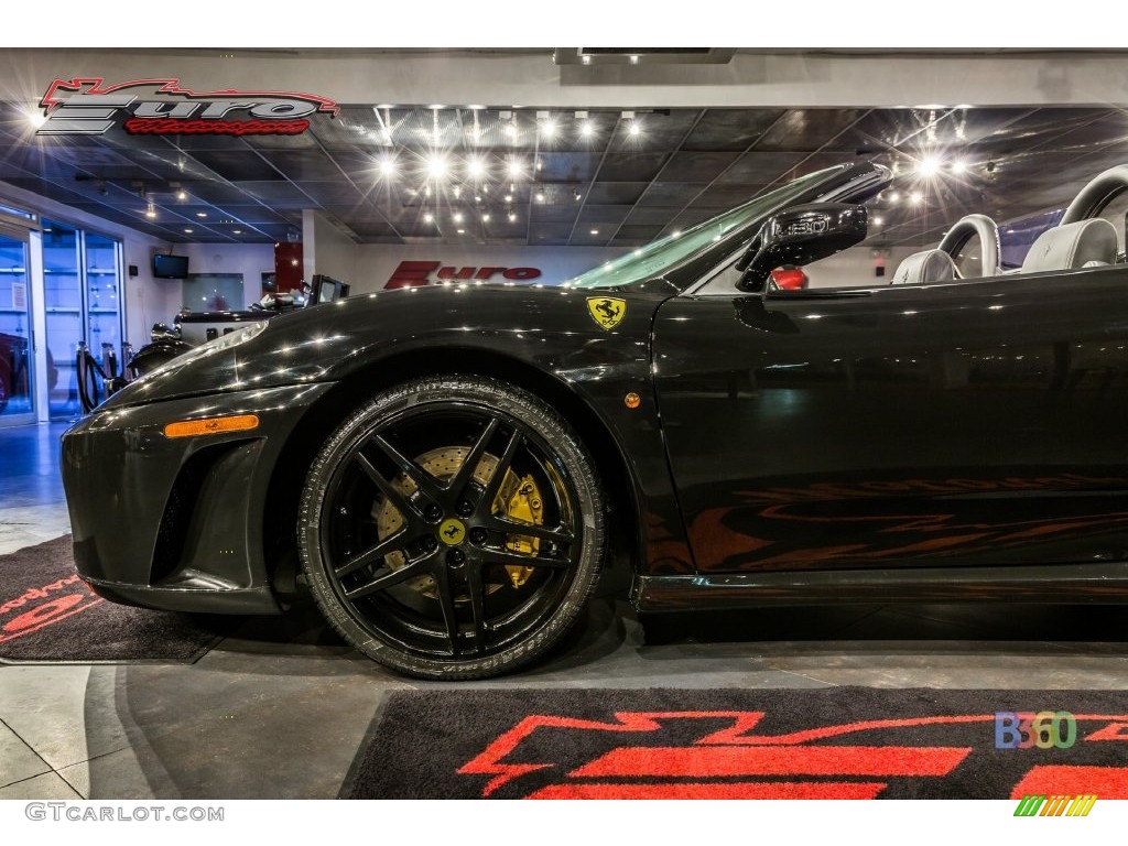 2007 F430 Spider F1 - Nuovo Nero Daytona (Black Metallic) / Nero photo #29