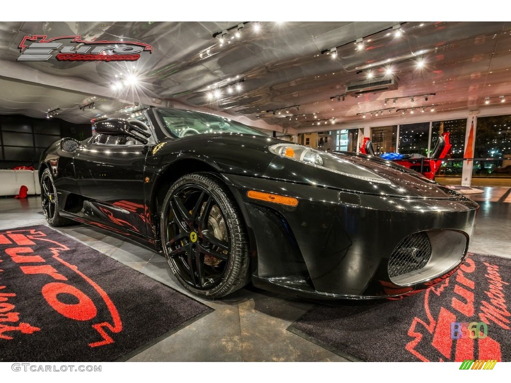 2007 F430 Spider F1 - Nuovo Nero Daytona (Black Metallic) / Nero photo #33