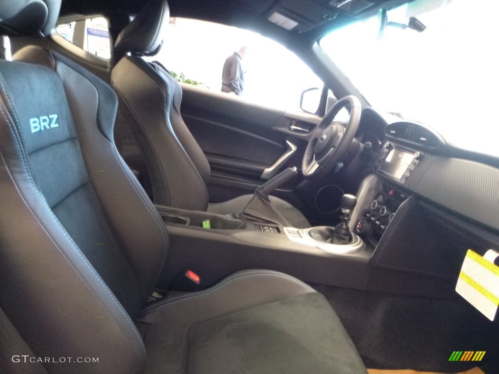 Black Interior 2016 Subaru BRZ HyperBlue Limited Edition Photo #108423447