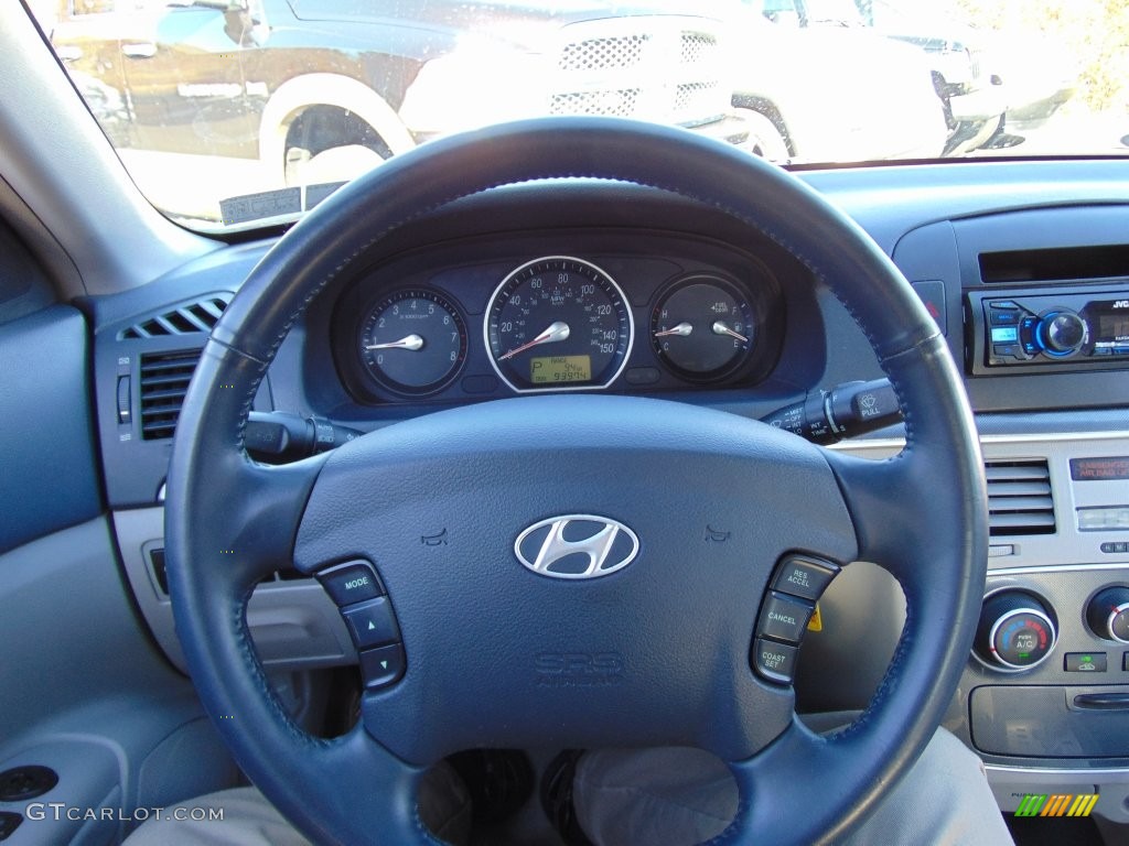 2007 Sonata GLS - Aqua Blue / Gray photo #26