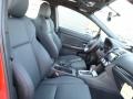 Carbon Black Front Seat Photo for 2016 Subaru WRX #108423855