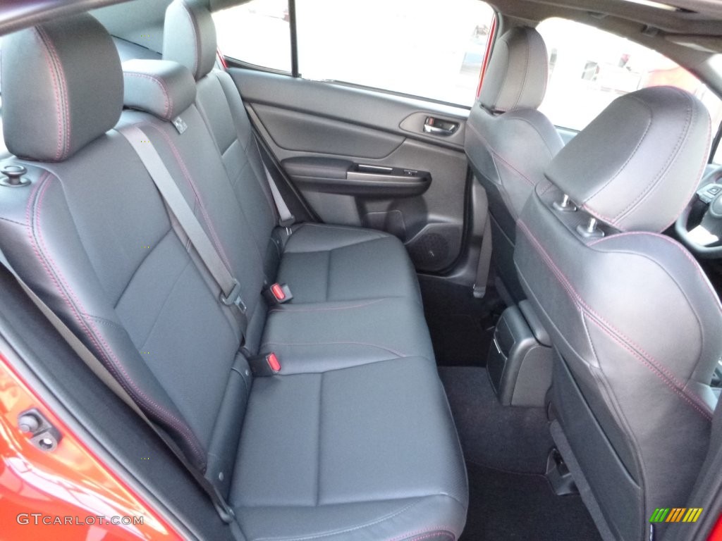 Carbon Black Interior 2016 Subaru WRX Limited Photo #108423918