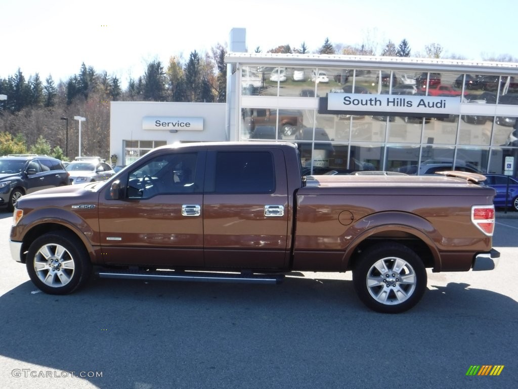 2011 F150 Lariat SuperCrew - Golden Bronze Metallic / Pale Adobe photo #3