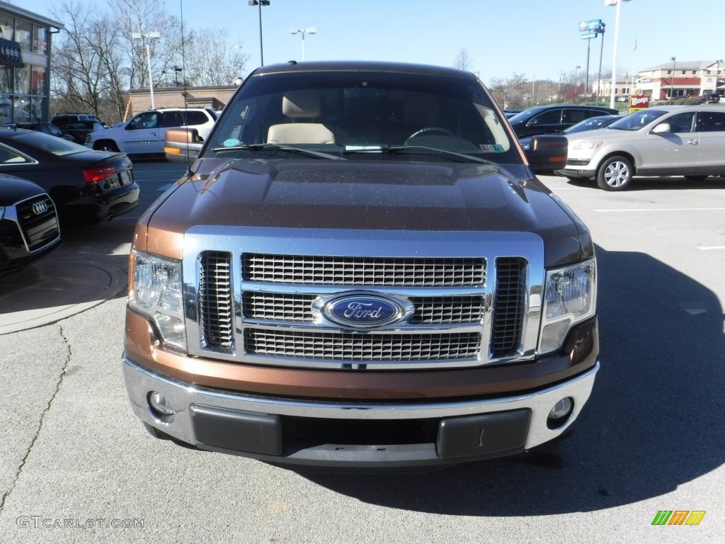 2011 F150 Lariat SuperCrew - Golden Bronze Metallic / Pale Adobe photo #9