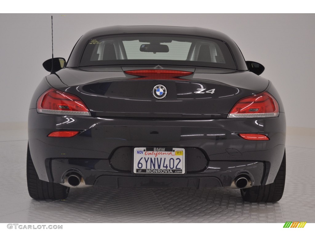 2012 Z4 sDrive35is - Black Sapphire Metallic / Black photo #6