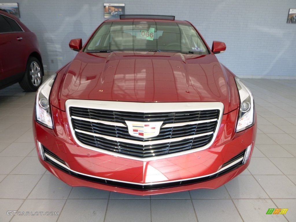Red Obsession Tintcoat 2016 Cadillac ATS 2.0T Performance AWD Sedan Exterior Photo #108427062