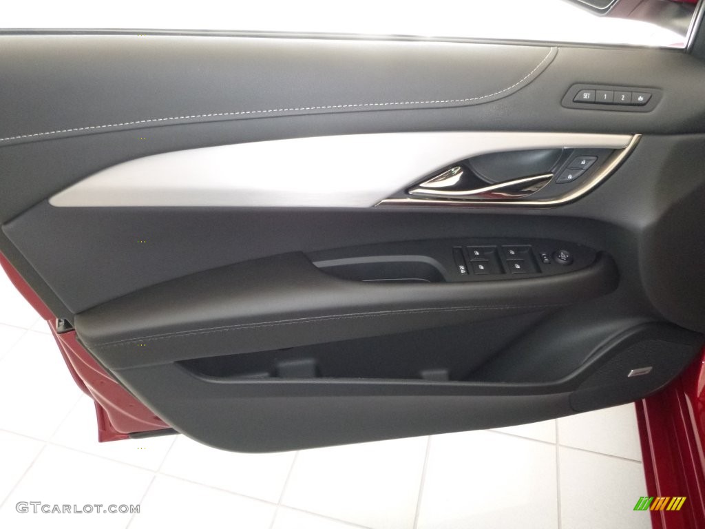 2016 Cadillac ATS 2.0T Performance AWD Sedan Jet Black Door Panel Photo #108427101