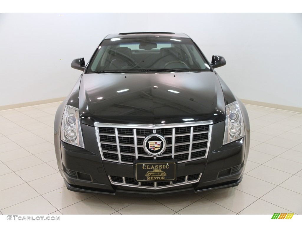 2012 CTS 4 3.0 AWD Sedan - Black Diamond Tricoat / Ebony/Ebony photo #2