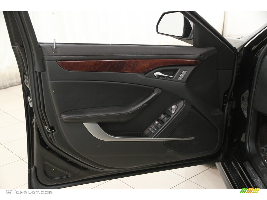 2012 CTS 4 3.0 AWD Sedan - Black Diamond Tricoat / Ebony/Ebony photo #4
