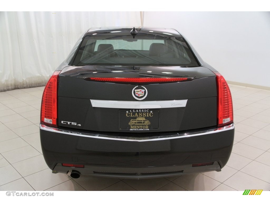 2012 CTS 4 3.0 AWD Sedan - Black Diamond Tricoat / Ebony/Ebony photo #14