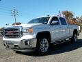 White Diamond Tricoat - Sierra 1500 SLT Crew Cab 4x4 Photo No. 1