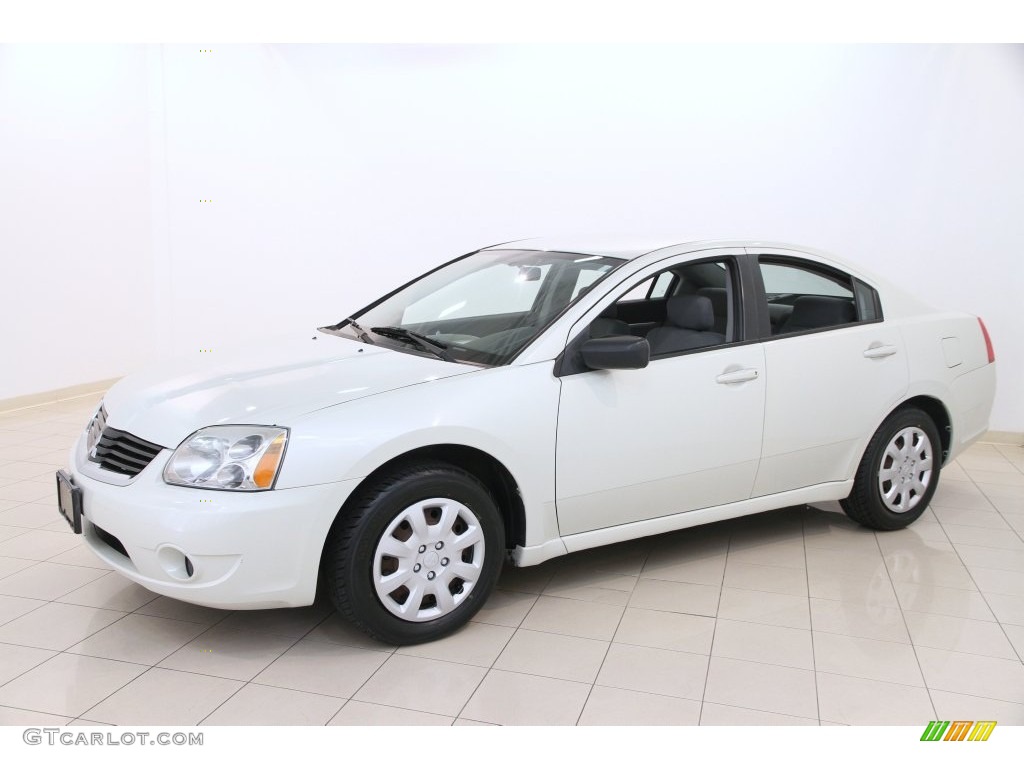 2007 Galant ES - Dover White Pearl / Gray photo #3