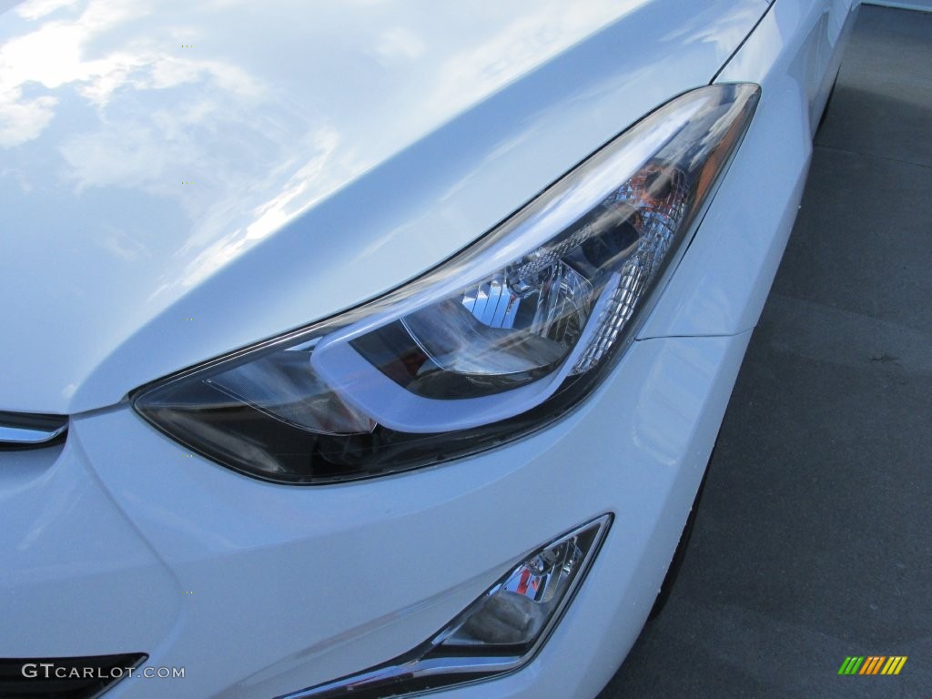 2016 Elantra Value Edition - White / Beige photo #9