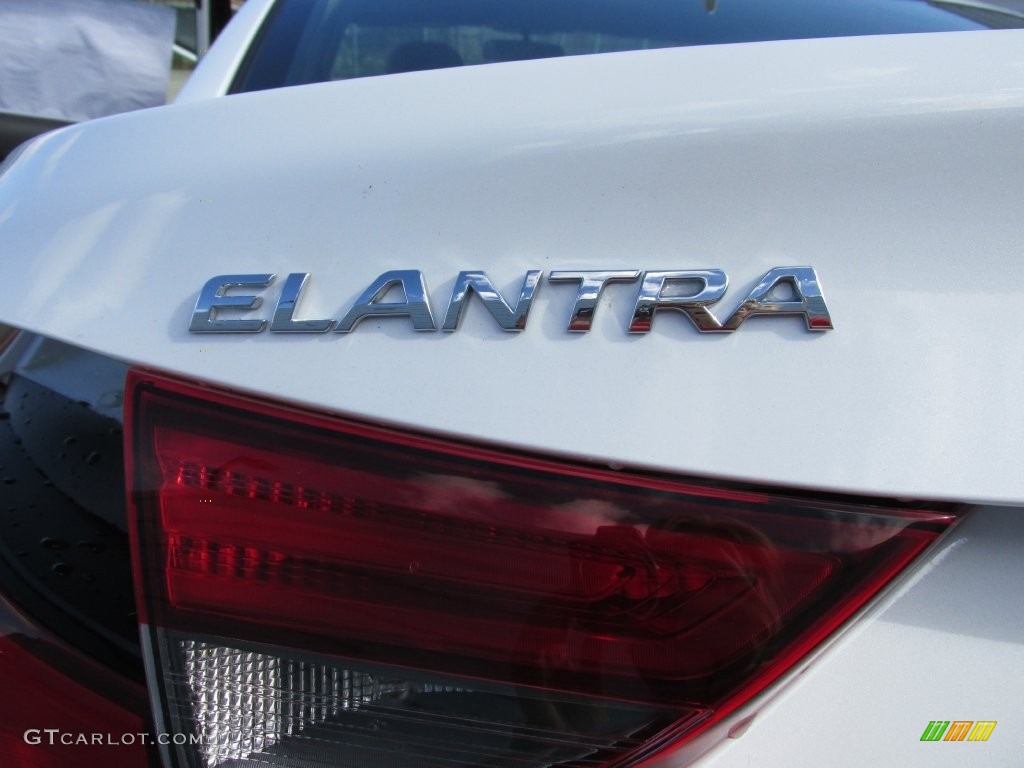 2016 Elantra Value Edition - White / Beige photo #14