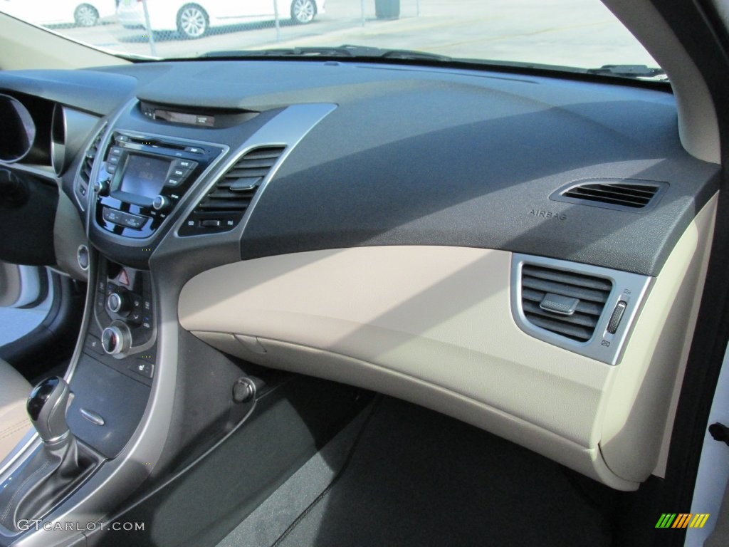2016 Elantra Value Edition - White / Beige photo #16