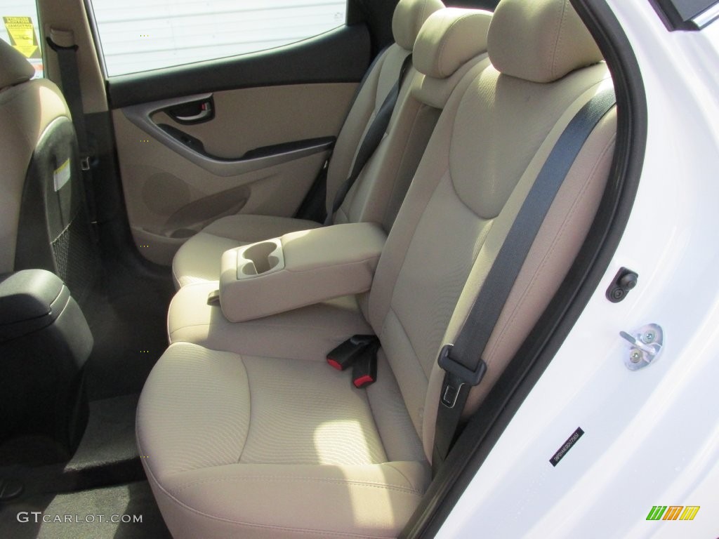 2016 Elantra Value Edition - White / Beige photo #18