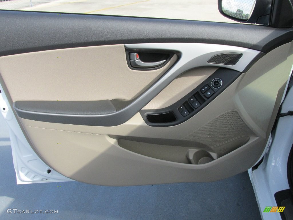 2016 Elantra Value Edition - White / Beige photo #19