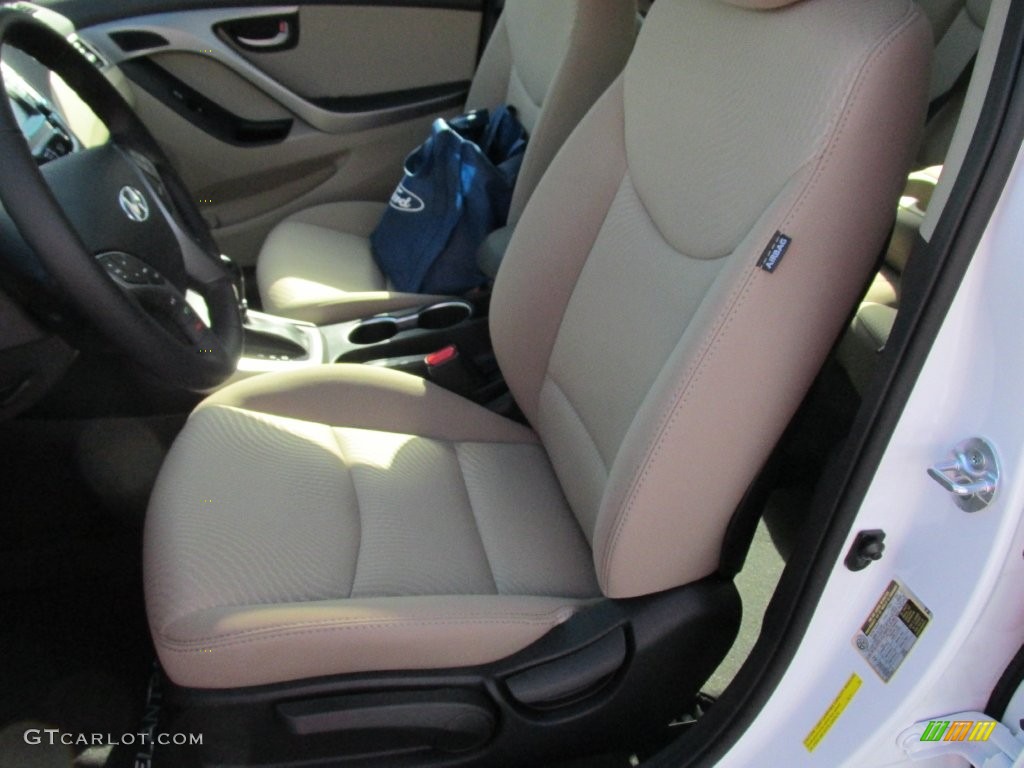 2016 Elantra Value Edition - White / Beige photo #21