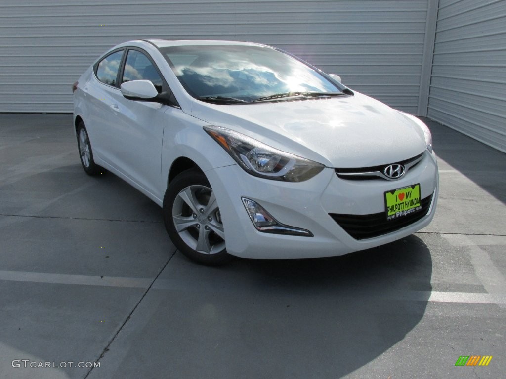 2016 Elantra Value Edition - White / Black photo #1
