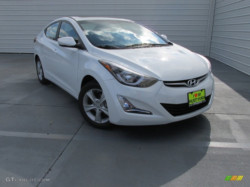 2016 Elantra Value Edition - White / Black photo #2