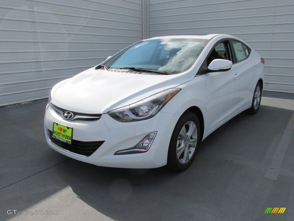 2016 Elantra Value Edition - White / Black photo #7