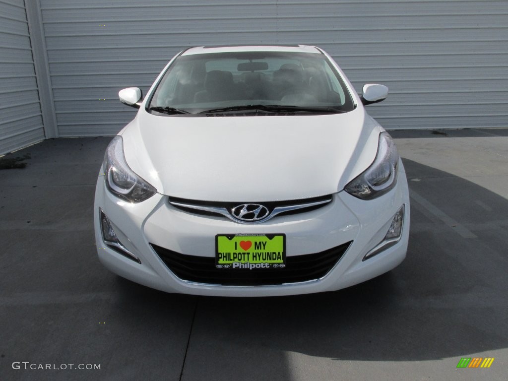2016 Elantra Value Edition - White / Black photo #8