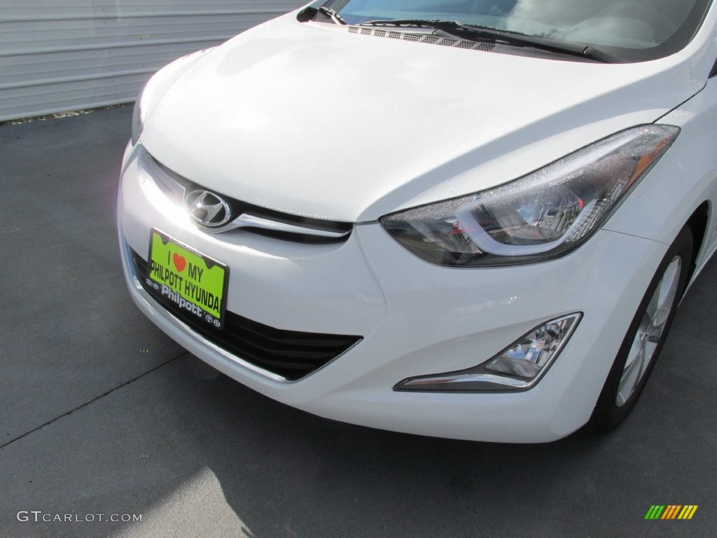 2016 Elantra Value Edition - White / Black photo #10
