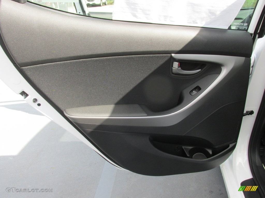 2016 Elantra Value Edition - White / Black photo #17