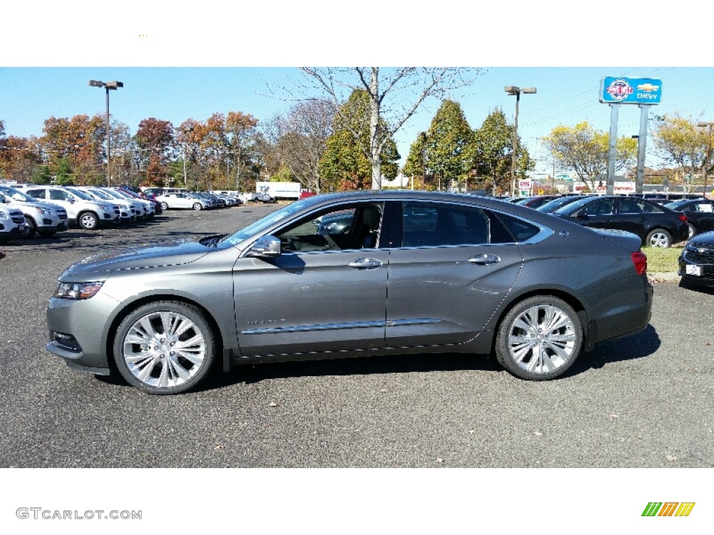 Heather Gray Metallic 2016 Chevrolet Impala LTZ Exterior Photo #108432171