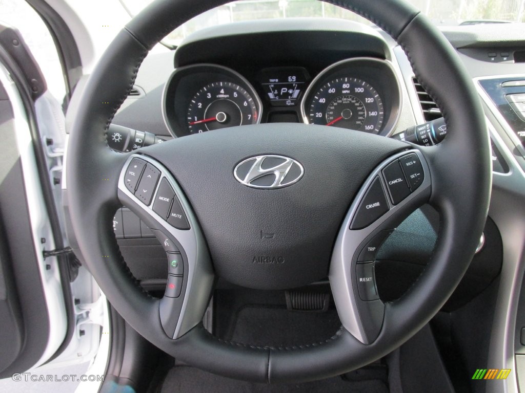 2016 Elantra Value Edition - White / Black photo #30