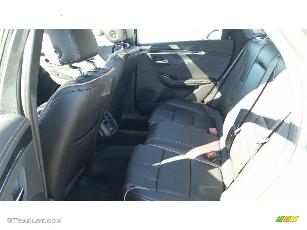 Jet Black Interior 2016 Chevrolet Impala LTZ Photo #108432228