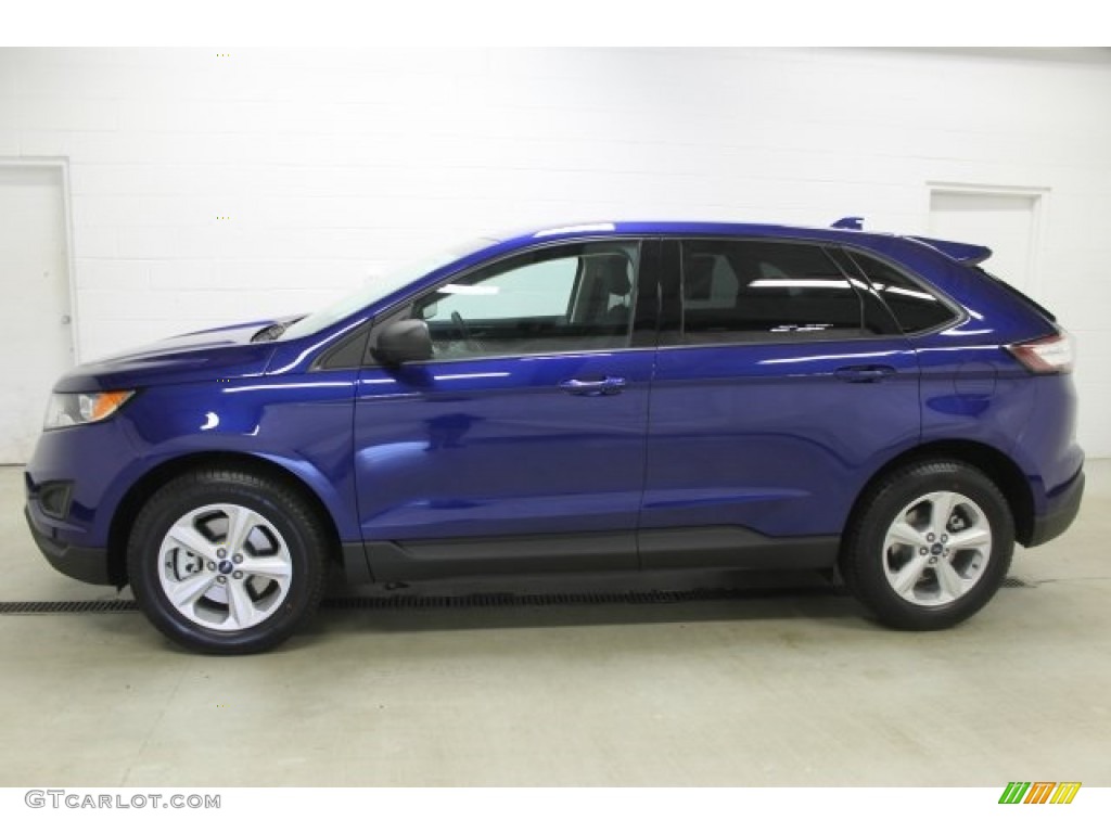 Deep Impact Blue Metallic 2015 Ford Edge SE AWD Exterior Photo #108432903