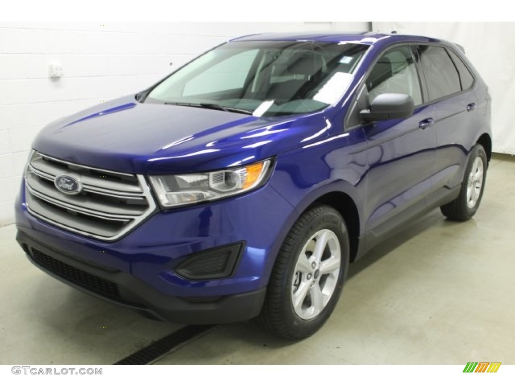 Deep Impact Blue Metallic 2015 Ford Edge SE AWD Exterior Photo #108432915
