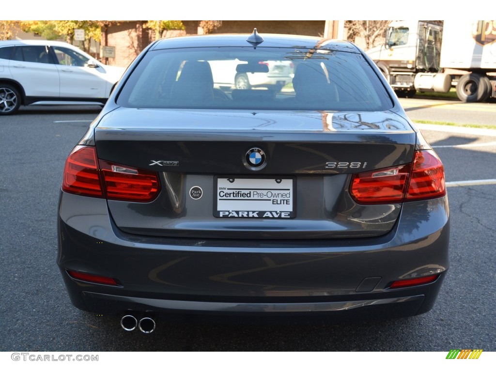 2015 3 Series 328i xDrive Sedan - Mineral Grey Metallic / Black photo #4
