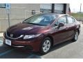 2013 Crimson Red Pearl Honda Civic LX Sedan  photo #4