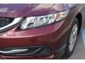 2013 Crimson Red Pearl Honda Civic LX Sedan  photo #27