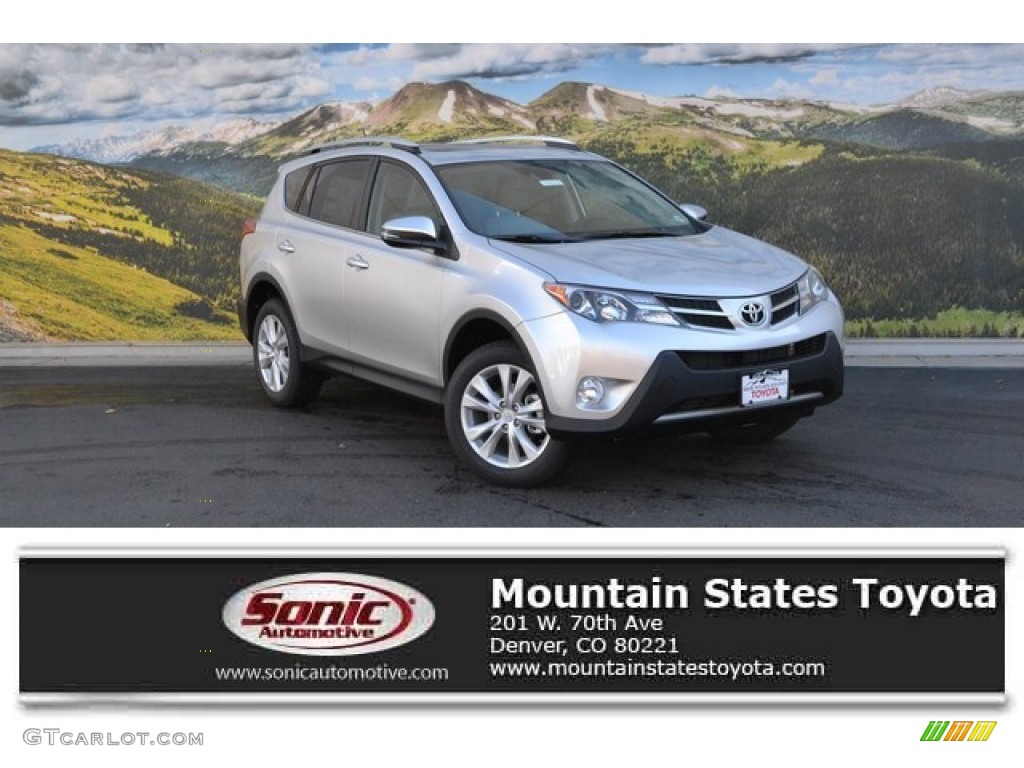 2015 RAV4 Limited AWD - Classic Silver Metallic / Ash photo #1