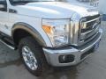 2016 Oxford White Ford F250 Super Duty Lariat Crew Cab 4x4  photo #2